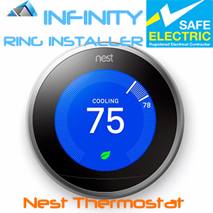 NEST SMART LEARNING THERMOSTAT SUPPLIED (NOT INC STAND)