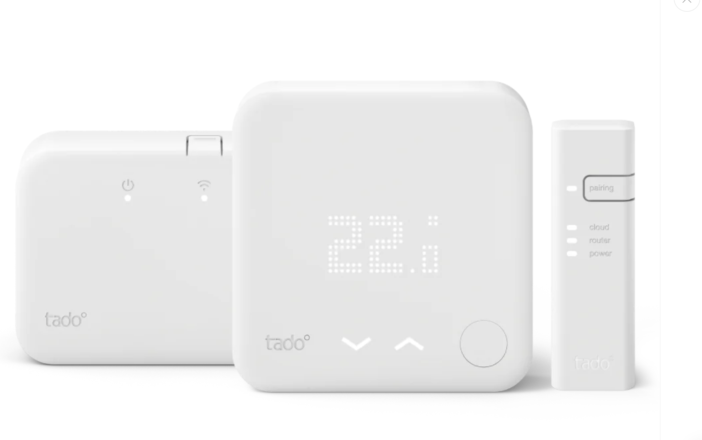 TADO V3+ SMART WIRED HEATING THERMOSTAT STARTER KIT