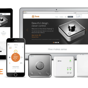 HIVE SMART THERMOSTAT TWIN PACK SUPPLIED FOR 2 OR 3 ZONE SYSTEM